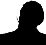 Silhouette of Salvador Dalí